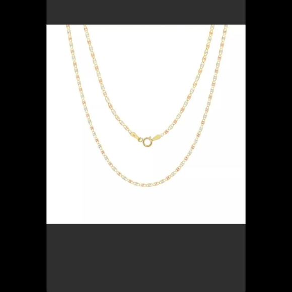 Jewelry - 10kt Tri colored Cuban chain